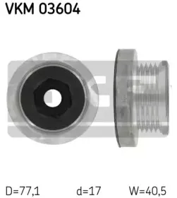 VKM 03604 SKF Механизм свободного хода генератора